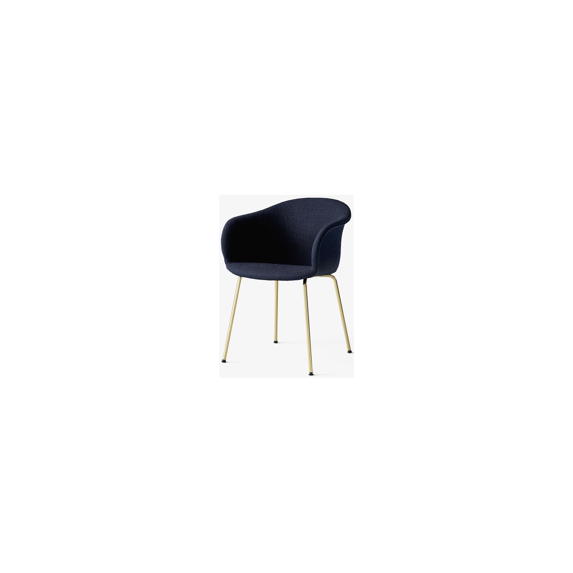 Loop Marine K5042_40 + brass - Elefy chair JH29 - &Tradition