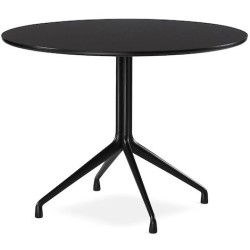 black lino + black steel frame - round - AAT20 - HAY