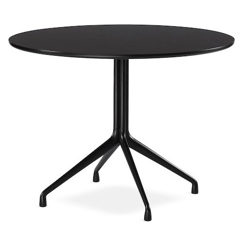 black lino + black steel frame - round - AAT20 - HAY