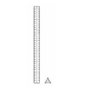 20cm allu ruler - architect tools - Artek