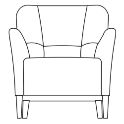 Nova armchair - Swedese