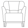 Nova armchair - Swedese