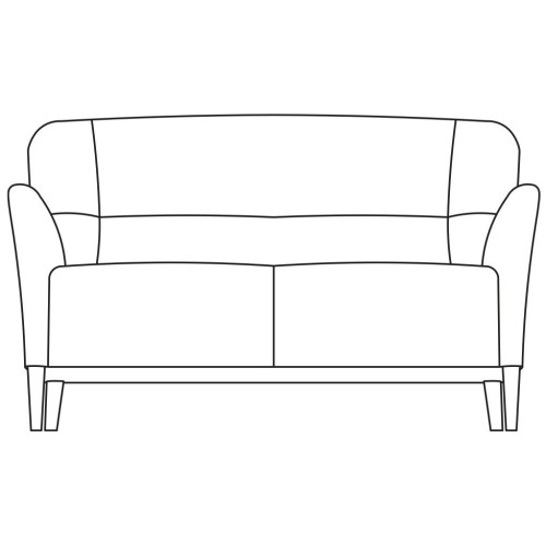 2-seater Nova sofa - Swedese