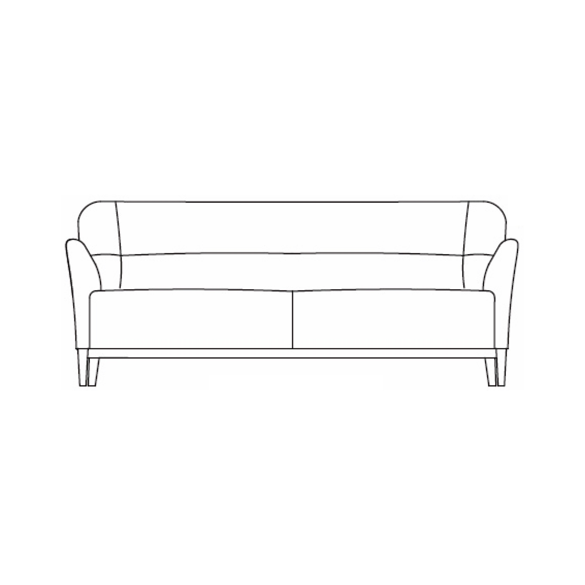 3-seater Nova sofa - Swedese