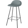 rainy grey shell - 4 black metal legs - 3D stool - Gubi