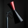 noir/rouge - lampadaire Parliament - Nemo lighting