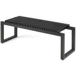 black lacquered oak - Cutter bench - Skagerak by Fritz Hansen