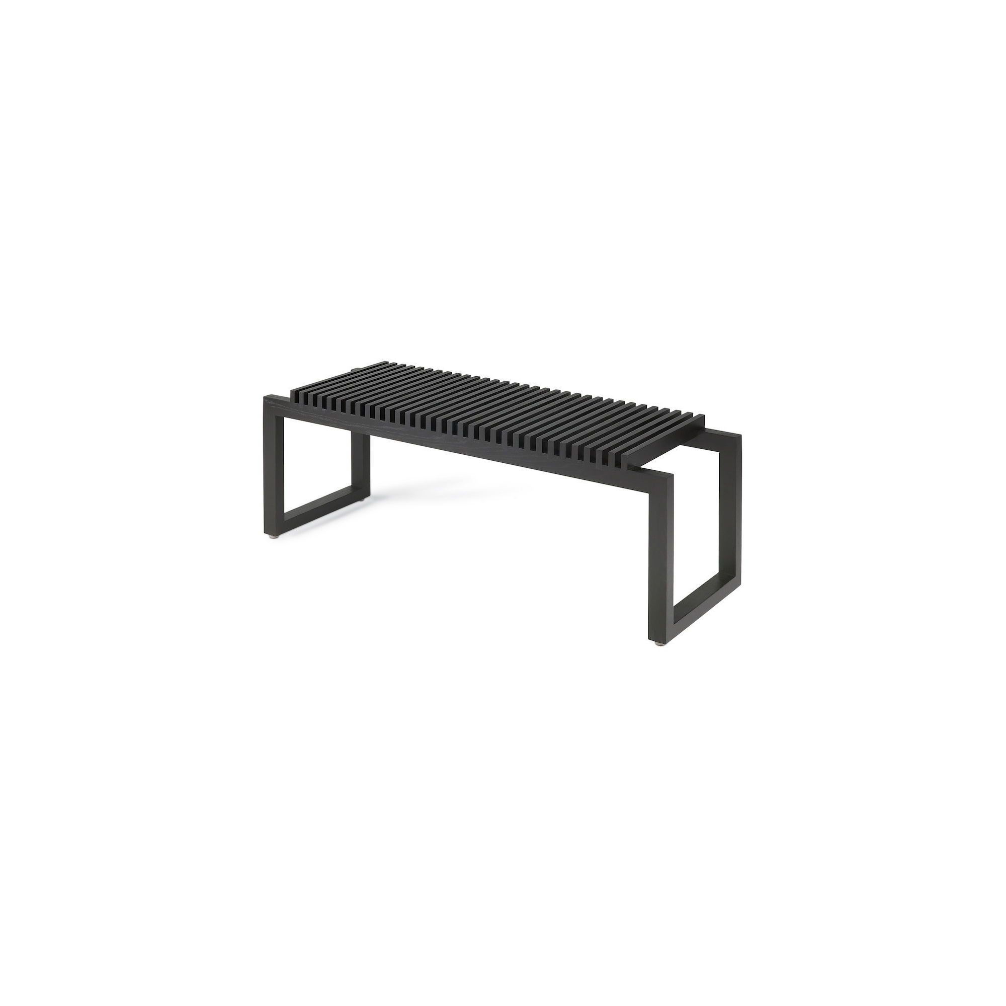 black lacquered oak - Cutter bench - Skagerak by Fritz Hansen