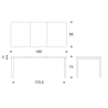 97 extendable table - Artek