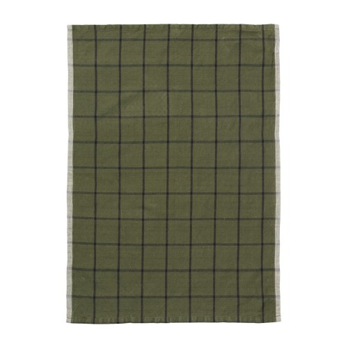 green/black - Hale tea towel - Ferm Living