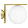 IC C/W1 wall/ceiling lamp - brass (F3178059) - Flos