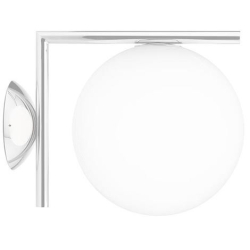 IC C/W1 wall / ceiling lamp - chrome (F3178057) - Flos