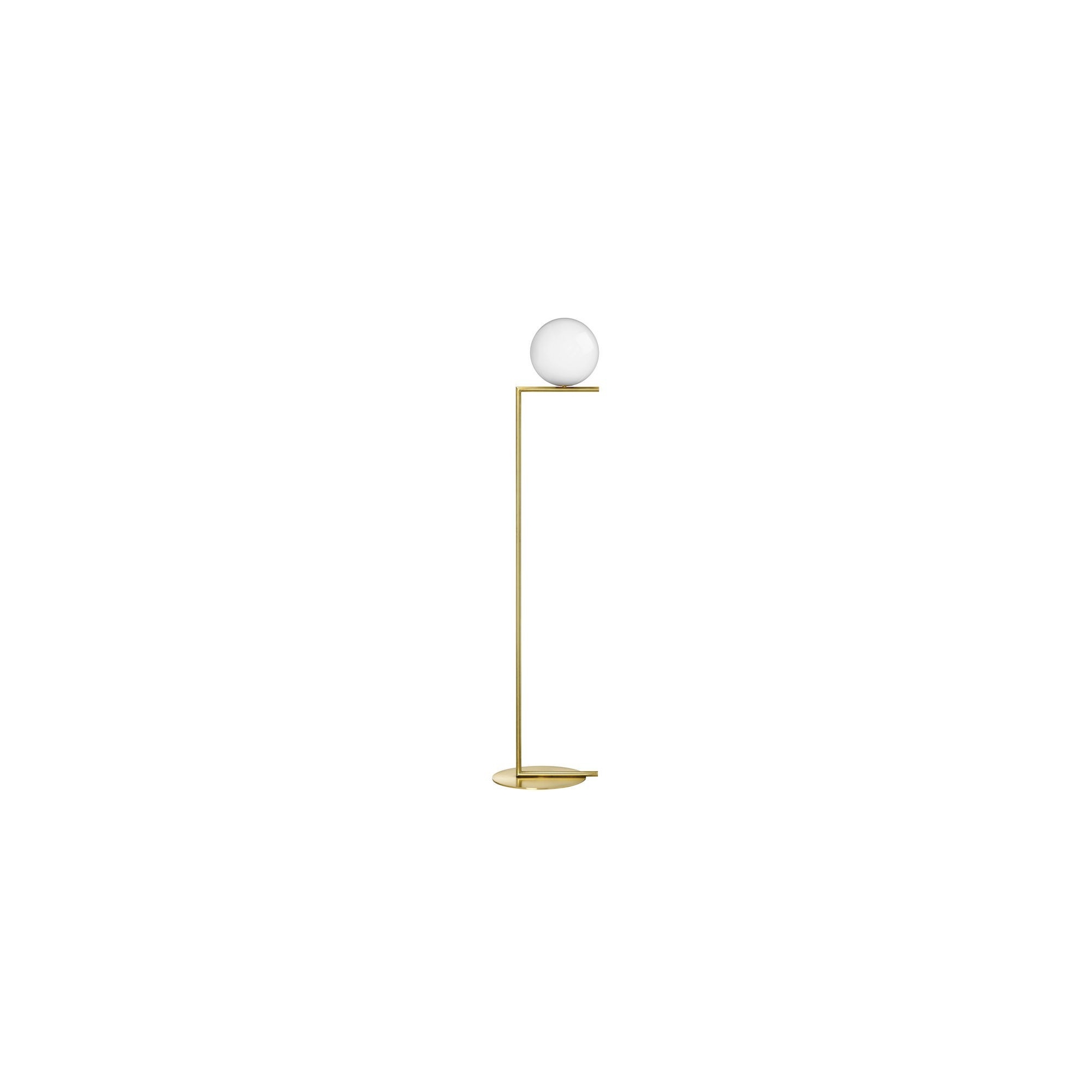 IC F1 floor lamp – brass (F3173059) - Flos