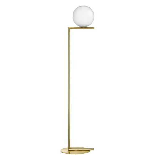 IC F1 floor lamp – brass (F3173059) - Flos