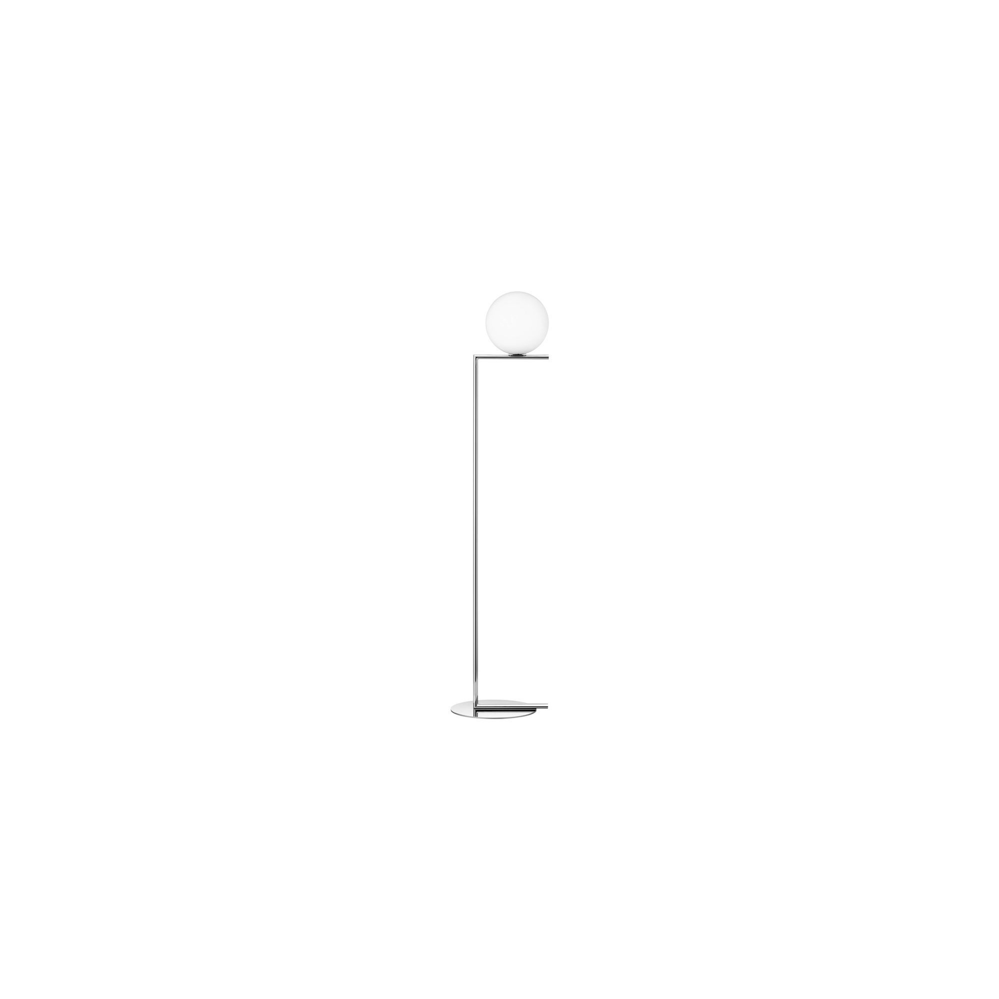 IC F2 floor lamp – chrome (F3174057) - Flos