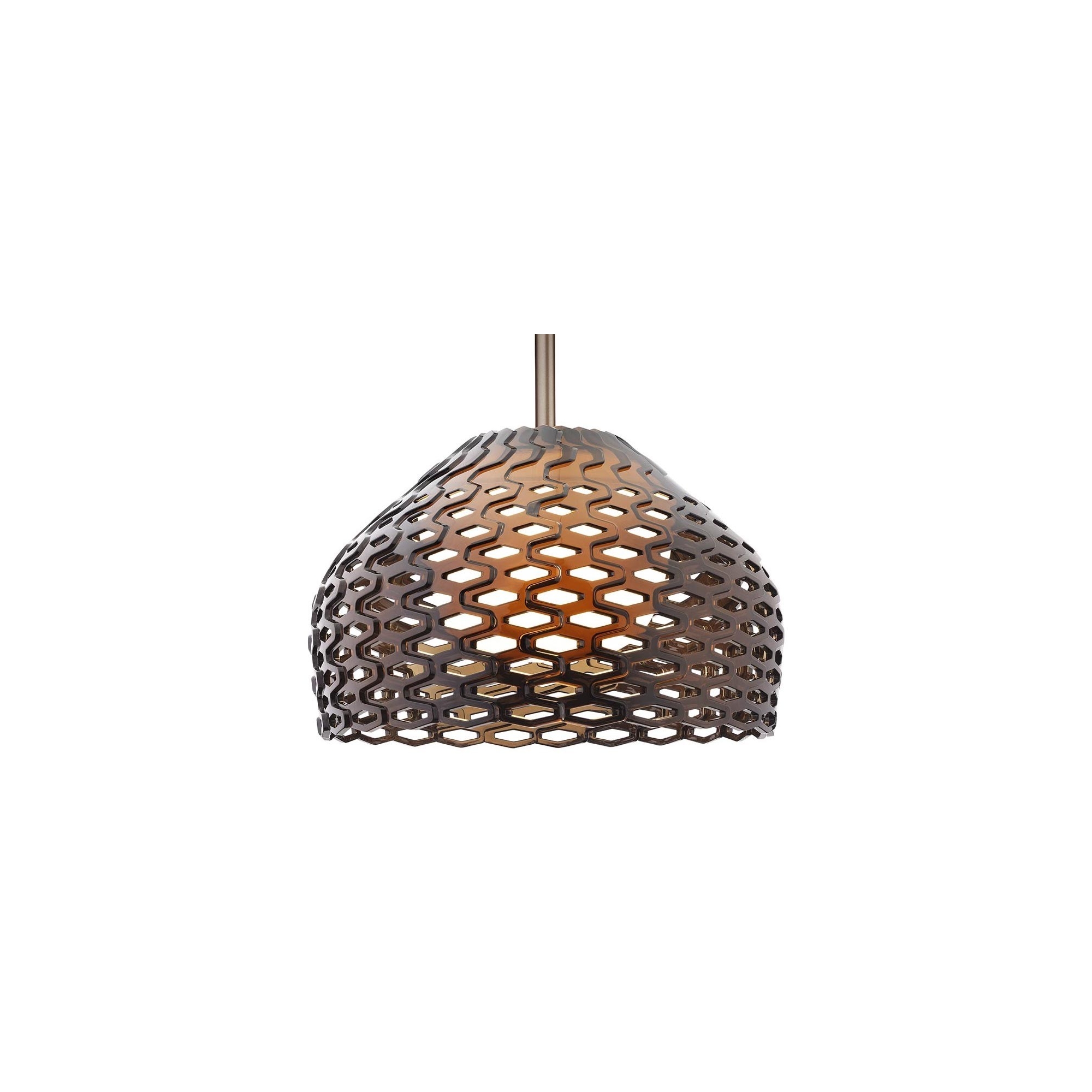 Tatou S2 pendant – Ø50 x H32cm – ochre grey (F7766048) - Flos