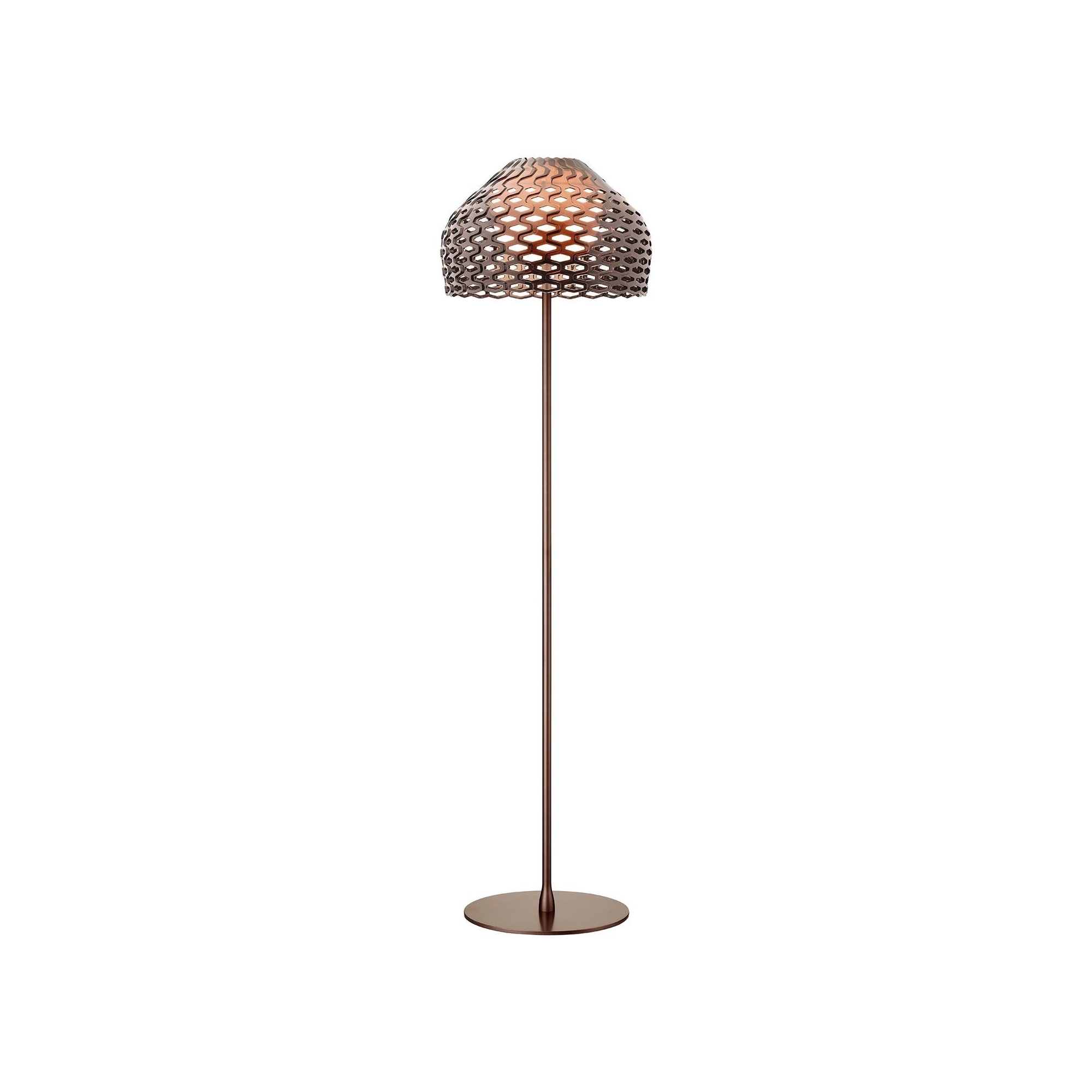 Tatou F floor lamp – ochre grey (F7764048) - Flos