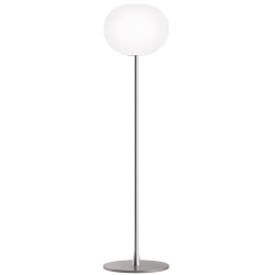 Glo-Ball F1 floor lamp – silver (F3031020) - Flos