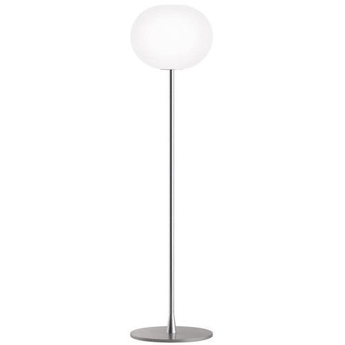 Glo-Ball F1 floor lamp – silver (F3031020) - Flos