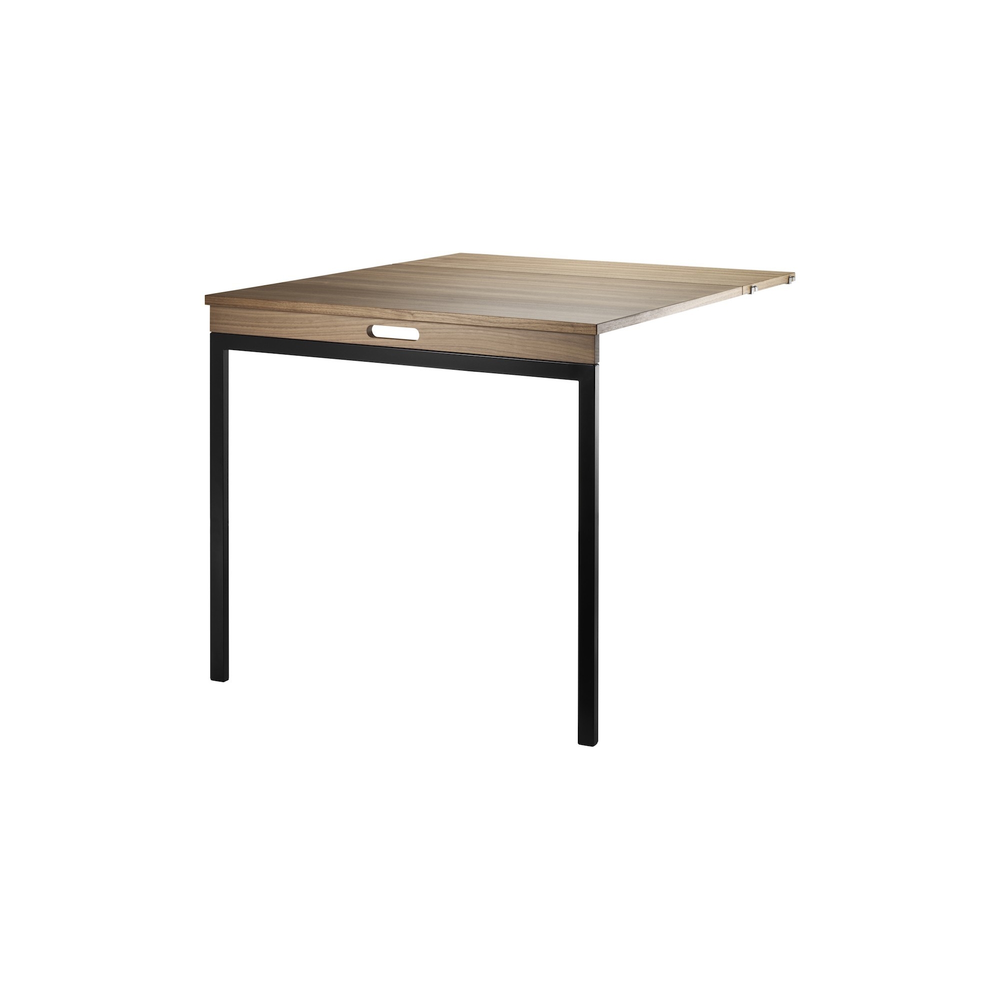 Folding Table - Walnut/Black - String Furniture