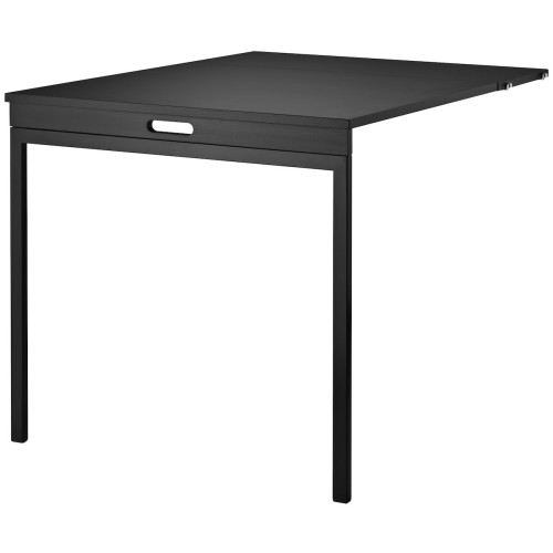 Folding Table - Black Stained Ash/Black - String Furniture