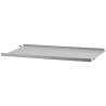 58x30cm - metal shelf, low edge - grey - String Furniture