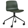 AAC14 - green shell - Steelcut 975 seat - black legs - HAY