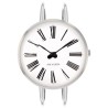 Montre Roman - Ø30 ou Ø34 mm – acier/blanc, bracelet jonc