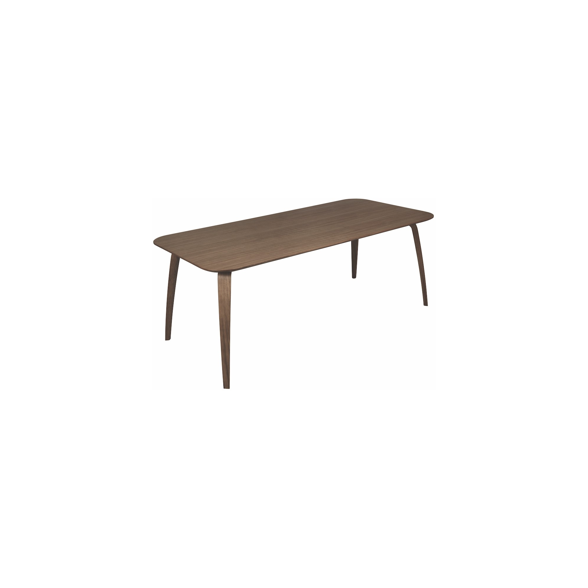 90x180cm - noyer - table de repas Gubi rectangulaire