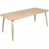 90x180cm - oak - rectangular Gubi dining table