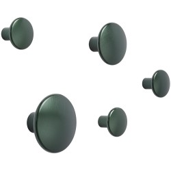 dark green - 5 x The Dots metal - Muuto