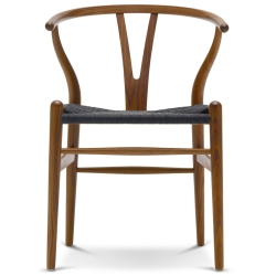 Carl Hansen & Søn – CH24 chair, lacquered walnut and black papercord