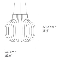 Muuto – Strand pendant closed Ø60 cm