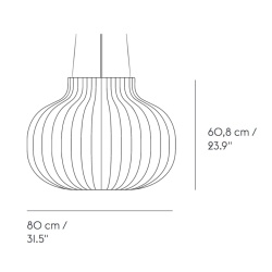 Muuto – Strand pendant closed Ø80 cm