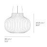 Muuto – Strand pendant closed Ø80 cm