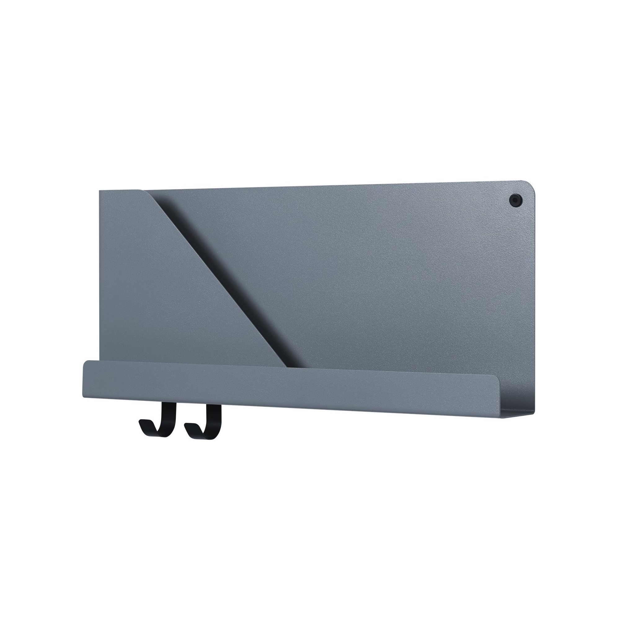 Folded shelf - bleu-gris - L51 x P6,9 x H22 cm - Muuto