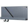 Folded shelf - bleu-gris - L51 x P6,9 x H22 cm - Muuto