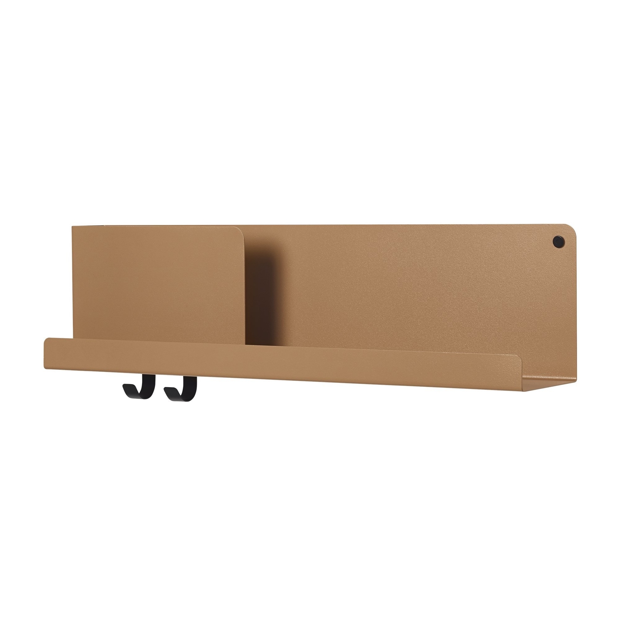 Folded shelf - burnt orange - L63 x D12,4 x H16,5 cm - Muuto