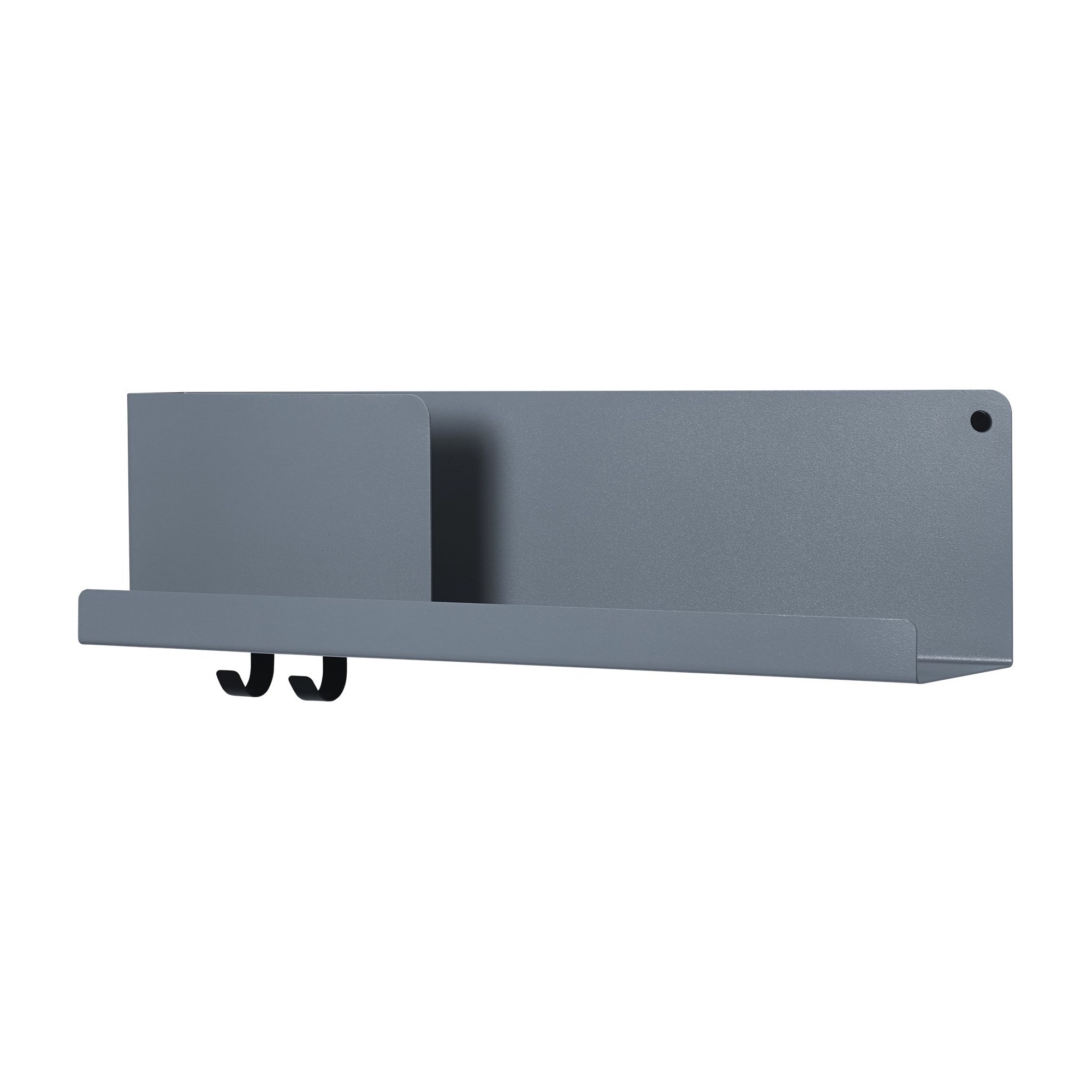 Folded shelf - bleu gris - L63 x P12,4 x H16,5 cm - Muuto