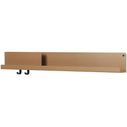 Folded shelf - burnt orange - L96 x D11,4 x H13 cm - Muuto