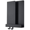 Folded shelf - L29,5 x D8 x H40 cm - black - Muuto