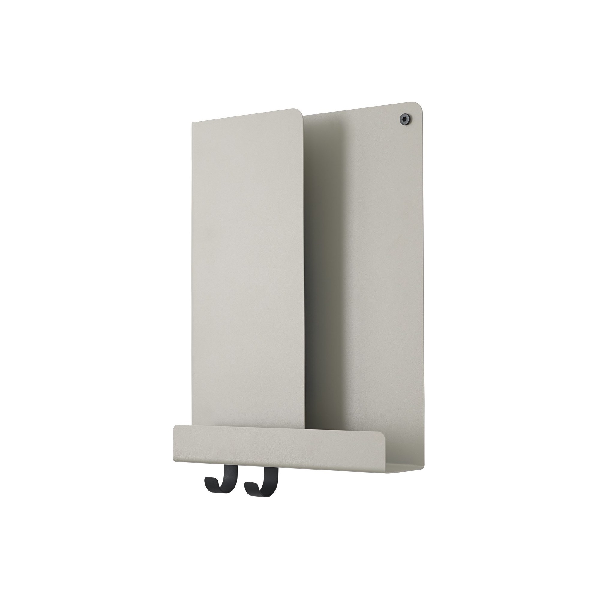 Folded shelf - L29,5 x D8 x H40 cm - grey - Muuto