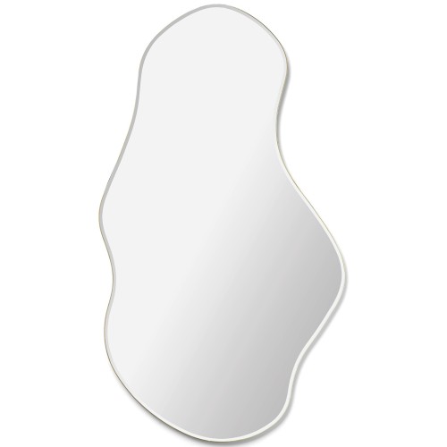 laiton - miroir Pond large - L63,5 x H110 x P1,5 cm - Ferm Living