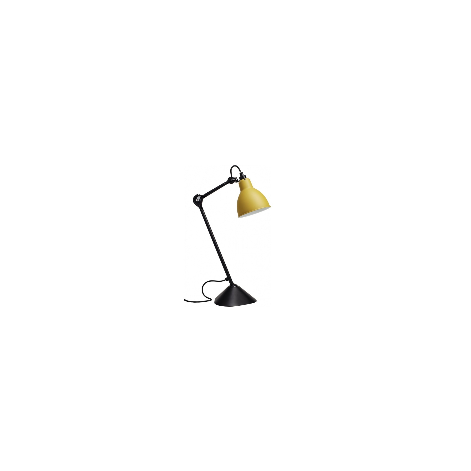 black / round yellow - Gras 205 - table lamp - DCW éditions