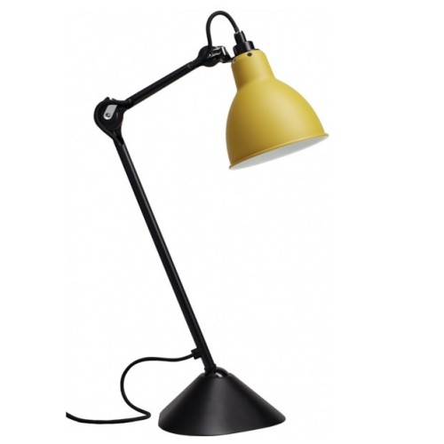 black / round yellow - Gras 205 - table lamp - DCW éditions