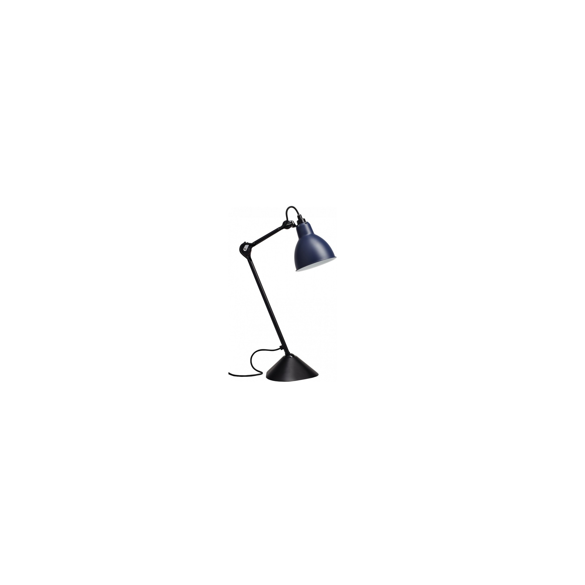 black / round blue - Gras 205 - table lamp - DCW éditions