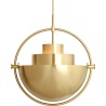 Gubi – Multi-Lite Small Ø25,5 cm pendant, shiny brass