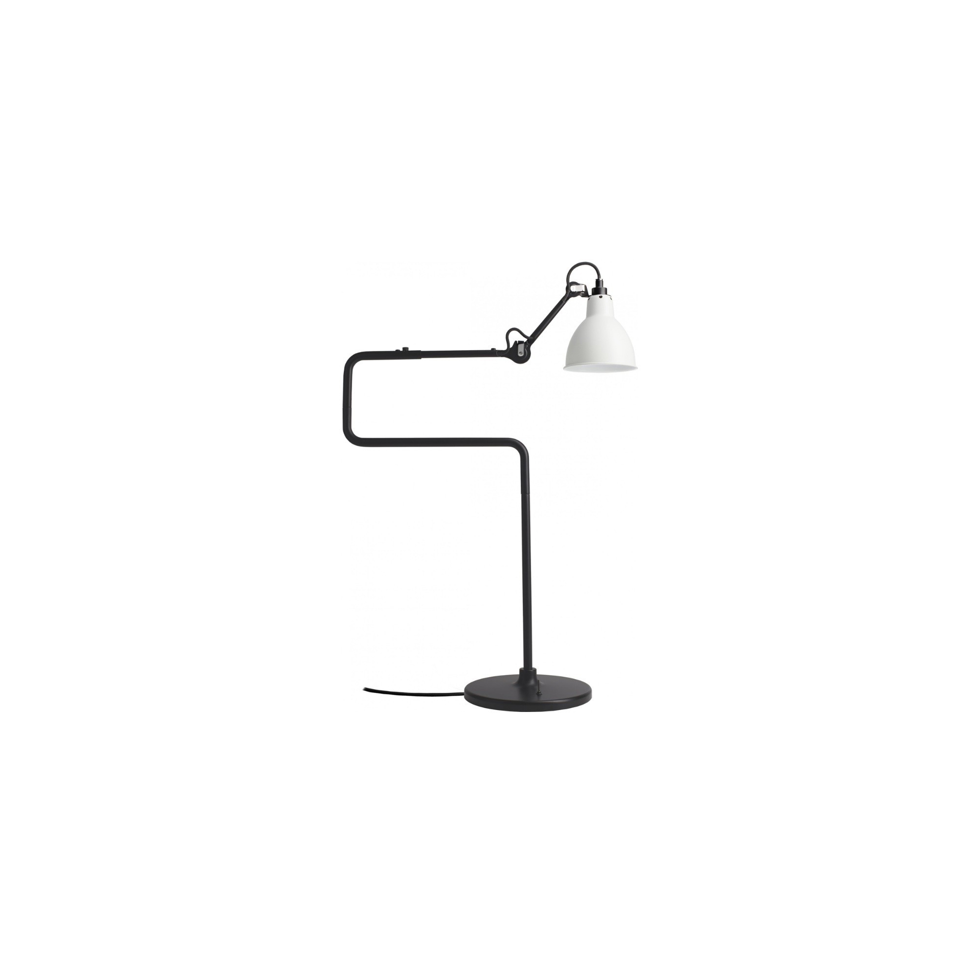 black / white round - Gras 317 - table lamp - DCW éditions