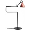 black / red round - Gras 317 - table lamp - DCW éditions