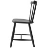 DISPLAY - black painted beech - J46 chair (sort)